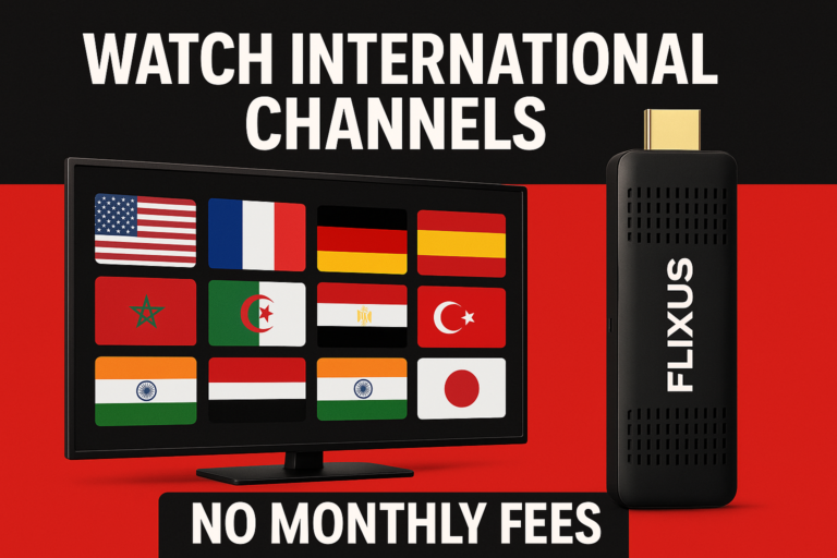 Watch International Tv Channels at Home Without Cable Using Flixus Stick Pro • Flixus Stick Pro