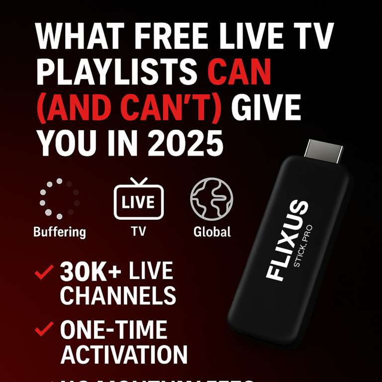 Free-live-tv-playlist-vs-flixus-stick • Flixus Stick Pro