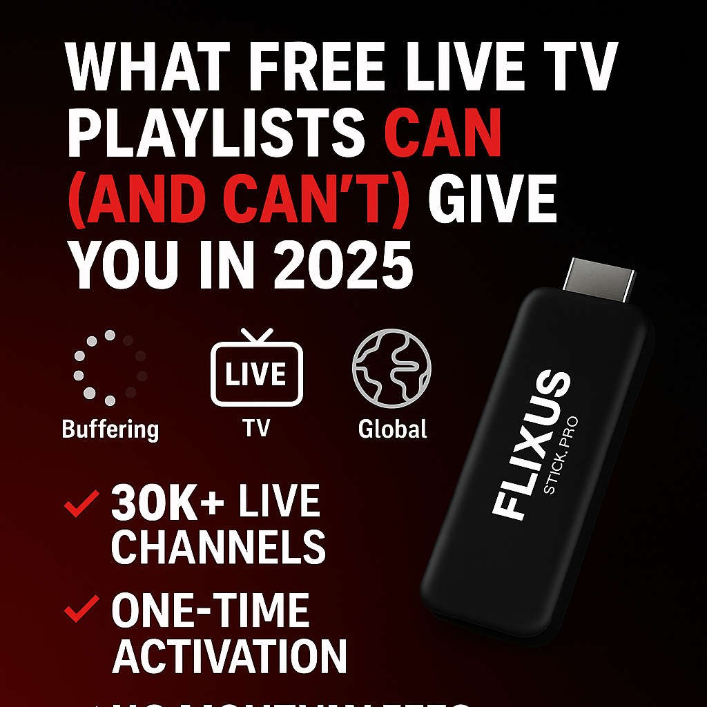 Free-live-tv-playlist-vs-flixus-stick • Flixus Stick Pro