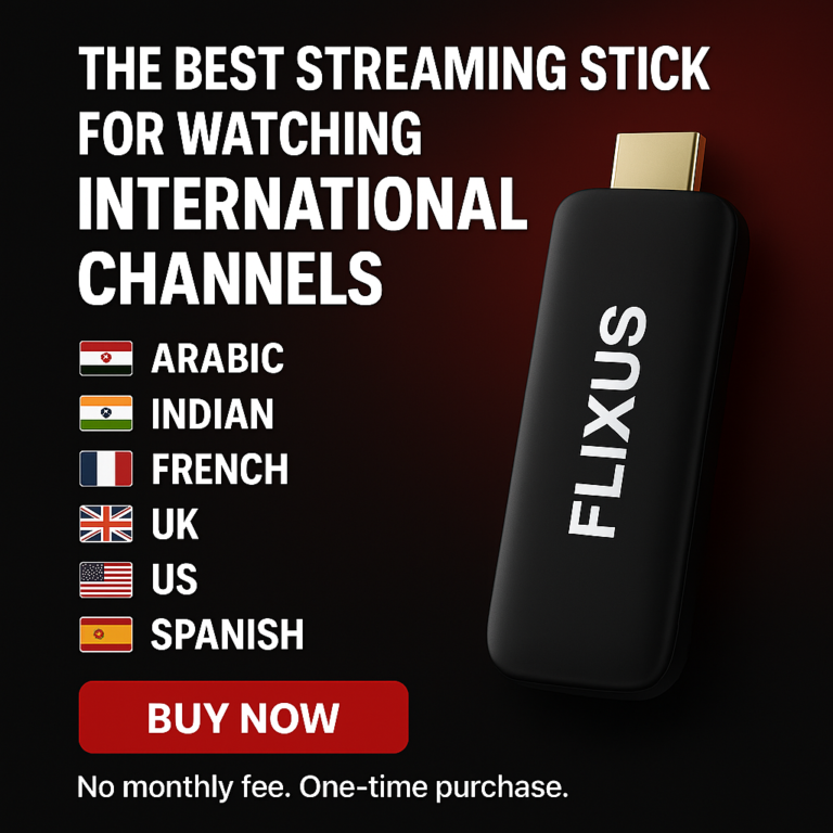 Streaming-stick-for-international-channels • Flixus Stick Pro