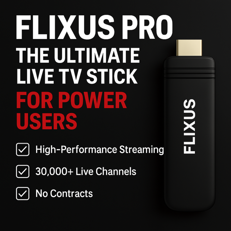 the Ultimate Live Tv Stick for Power Users • Flixus Stick Pro